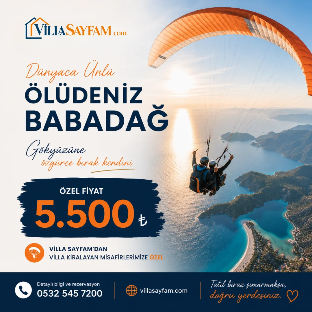 Ölüdeniz Babadağ Yamaç Paraşütü